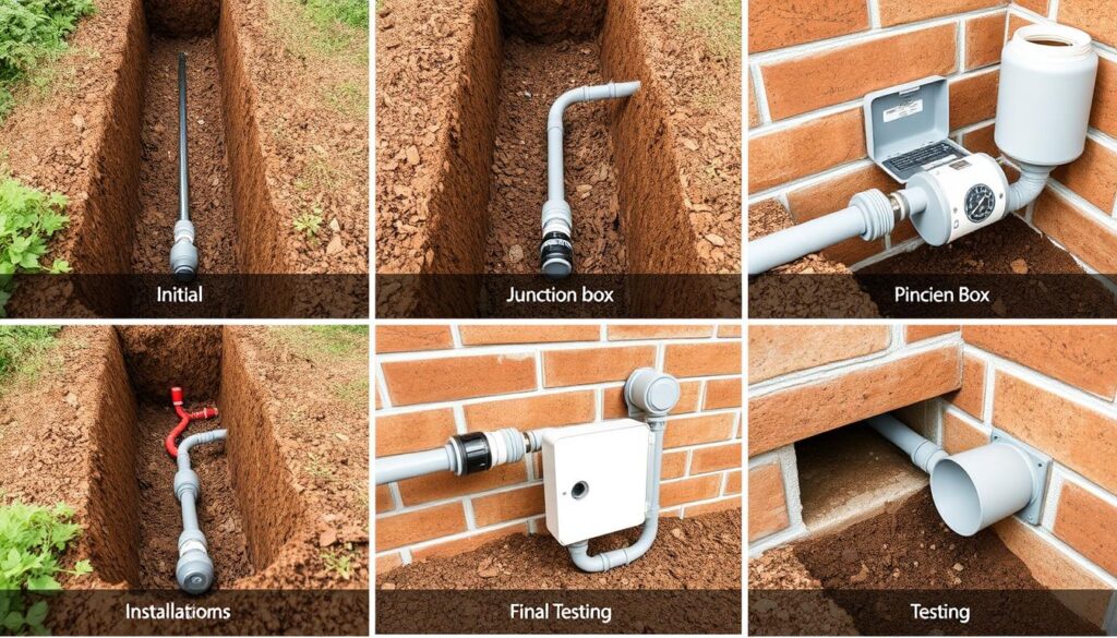 Step-by-step installation process of Anti-Termite Reticulation System